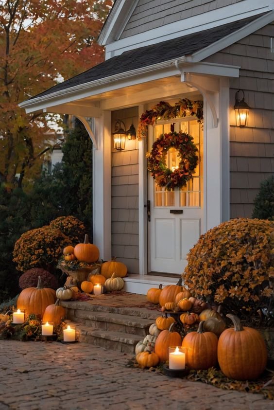 19 Charming Front Porch Fall Home Decor Ideas